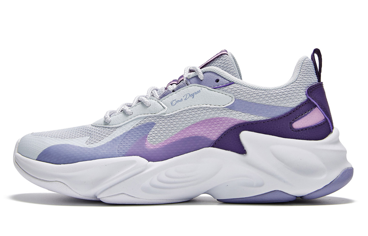 361° Slip Resistant, Abrasion Resistant, Breathable Low Top Casual Shoes Women's Pink Purple Gray