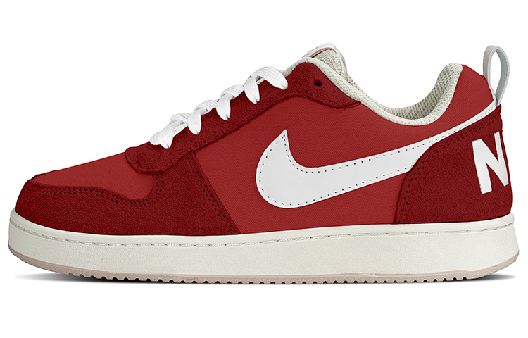 Nike Court Borough PRM Low Top Skateboard Shoes Women's Red