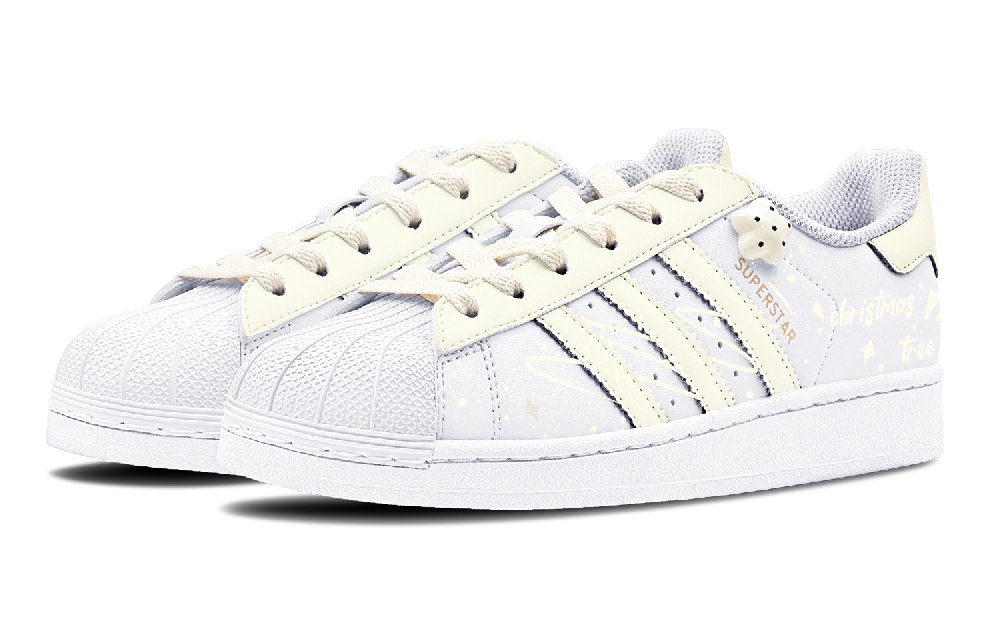 Adidas Originals Superstar Skateboard Shoes Unisex Low-Top Yellow