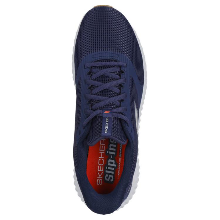 Skechers Slip Ins Low Top Casual Shoes Men's Blue