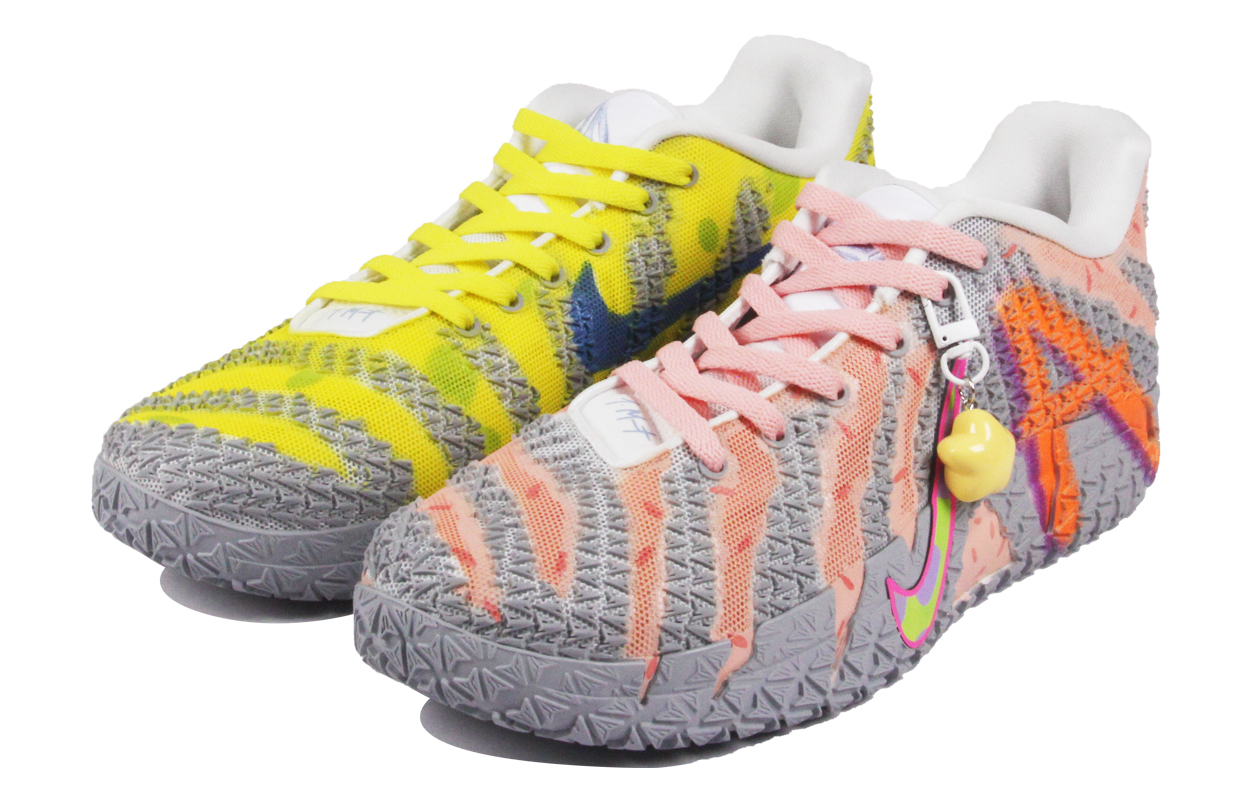 Nike Ja Morant 3 Yellow Pink Bubbles Party Low top Basketball Shoes Unisex Yellow Pink