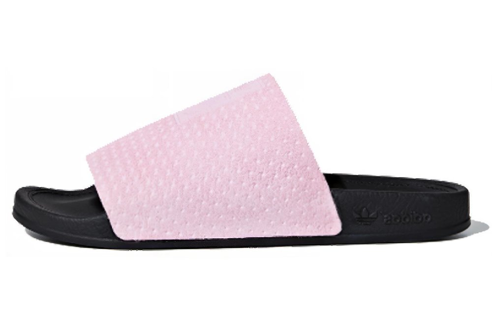 Adidas Originals Adilette Luxe 'Pink Black' Women's