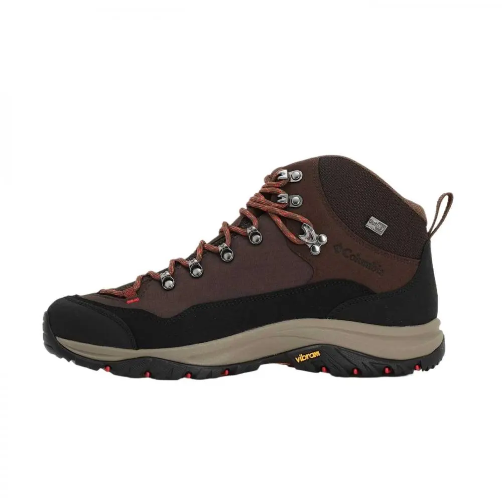 Columbia Steens Slip Resistant Mid top Mountaineering Shoes Men's Brown