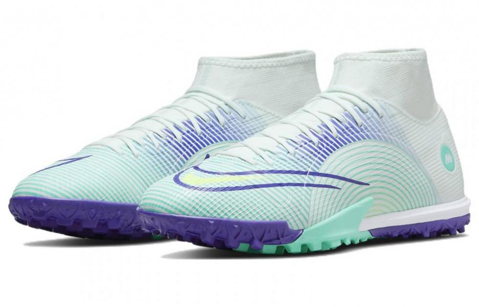 Nike Mercurial Superfly 8 Academy Dream Speed TF Turf 'White Teal Purple' купить в интернет-магазине Yoocart с быстрой доставкой по России.