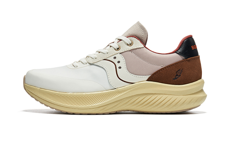 Saucony Slay Icon Durable Breathable Low-Top Running Shoes Unisex Beige