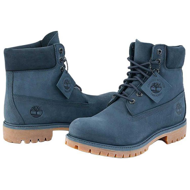 Timberland PREMIUM Abrasion Resistant Slip Resistant Waterproof Crew Outdoor Boots Men's Dark Blue