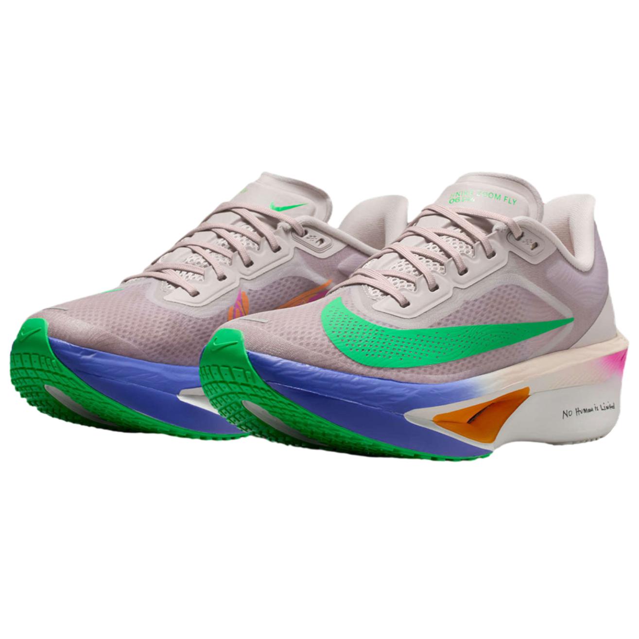 Nike Zoom Fly 6 Breathable Support Running Shoes Women's Light Purple Green