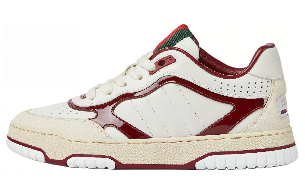 GUCCI Women's Re Web Sneaker 'White Rosso Ancora' Women's
