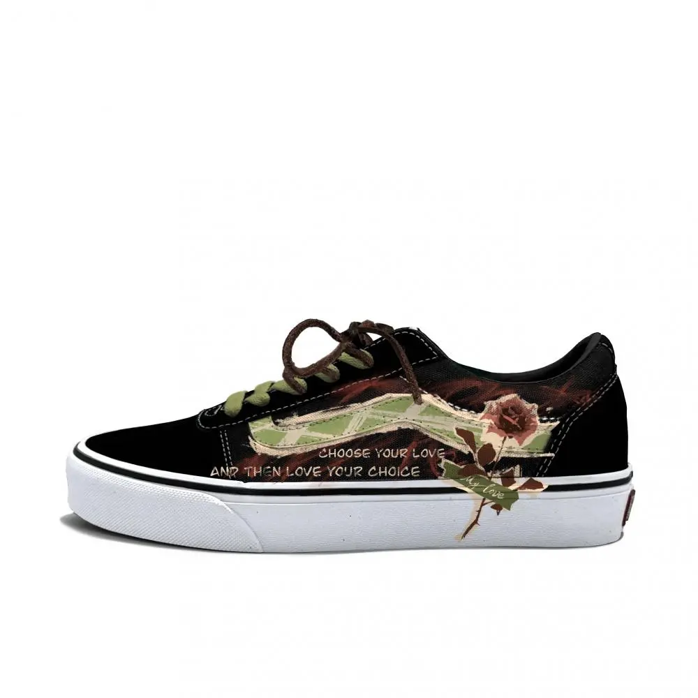 Vans Ward Abrasion Resistant Low Top Skateboard Shoes Men's Green