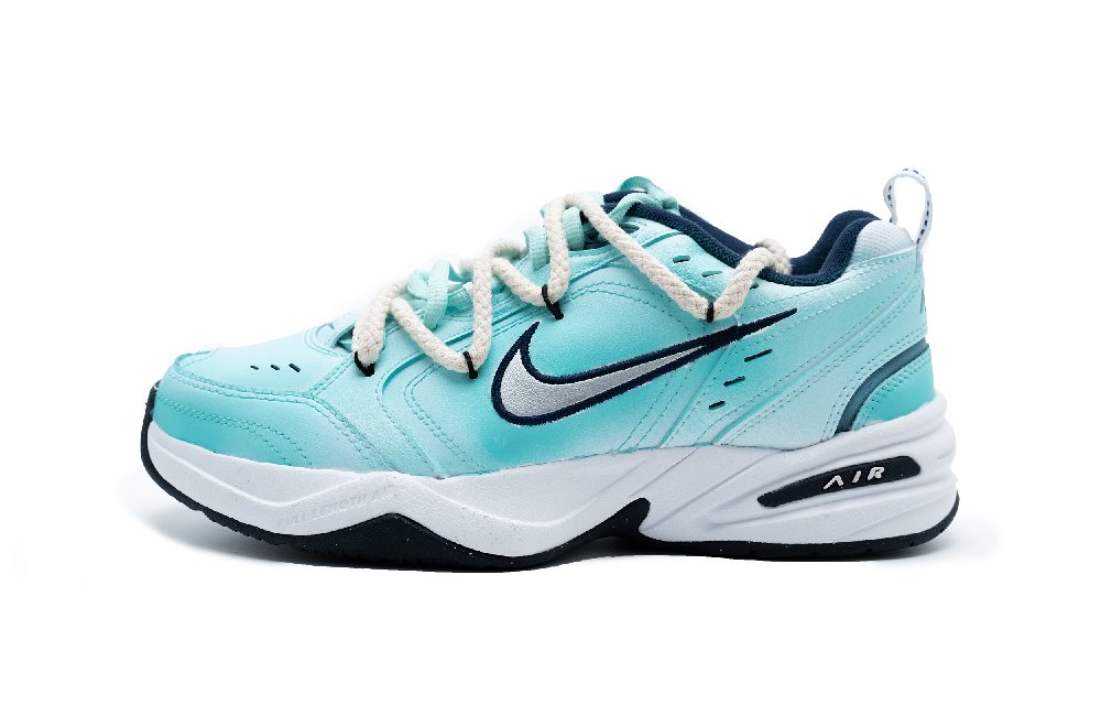 Nike M2K Cushioning Slip-Resistant Lightweight Support Low-Top Chunky Sneakers Men's Blue