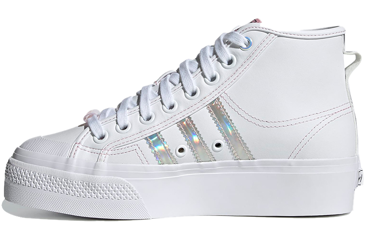 Adidas Nizza Platform Mid 'White Iridescent' Women's