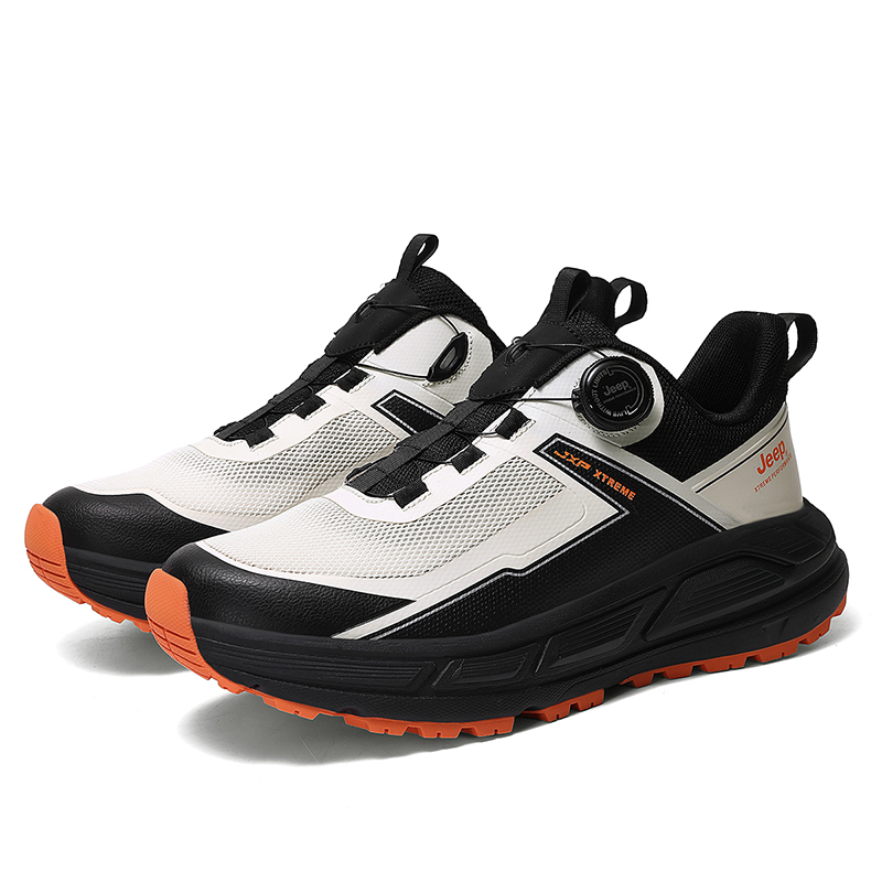 Jeep Low top Hiking Shoes Unisex Beige Orange купить в интернет-магазине Yoocart с быстрой доставкой по России.