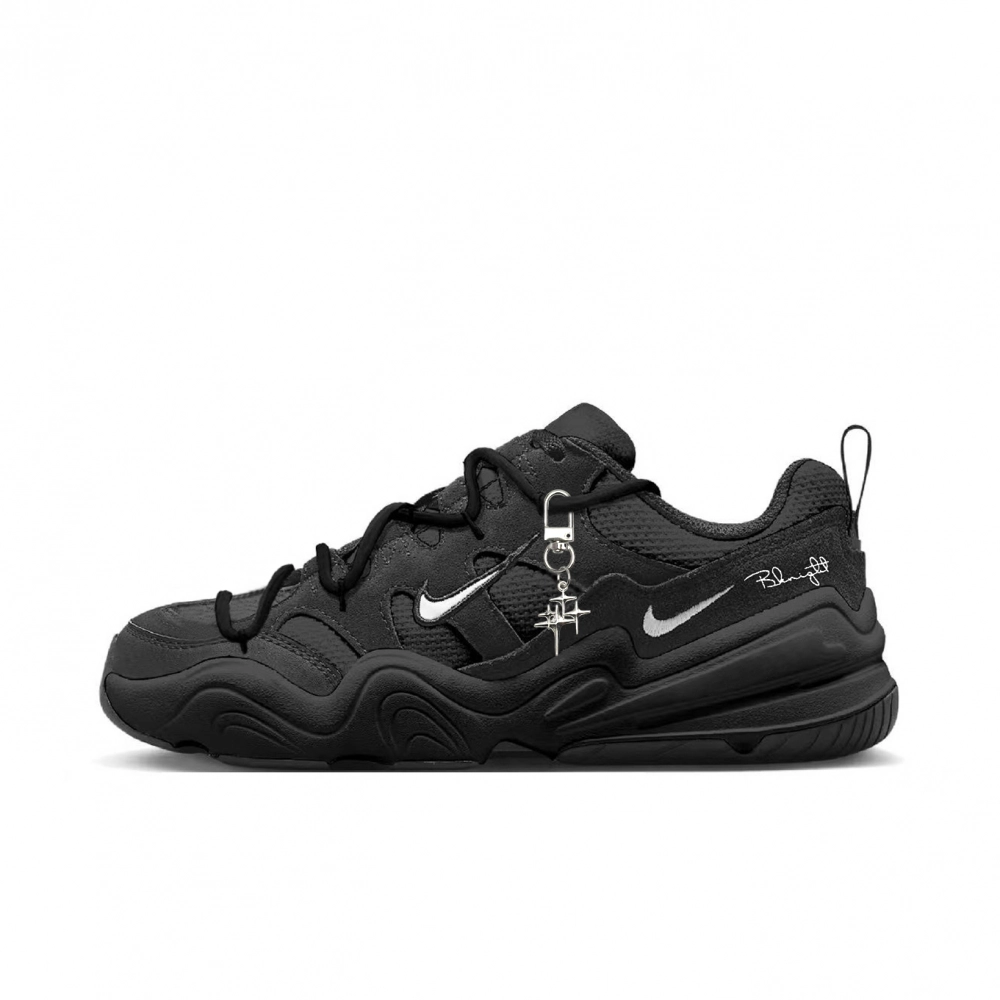 Nike Tech Hera Abrasion Resistant Low Top Casual Shoes Unisex Black White