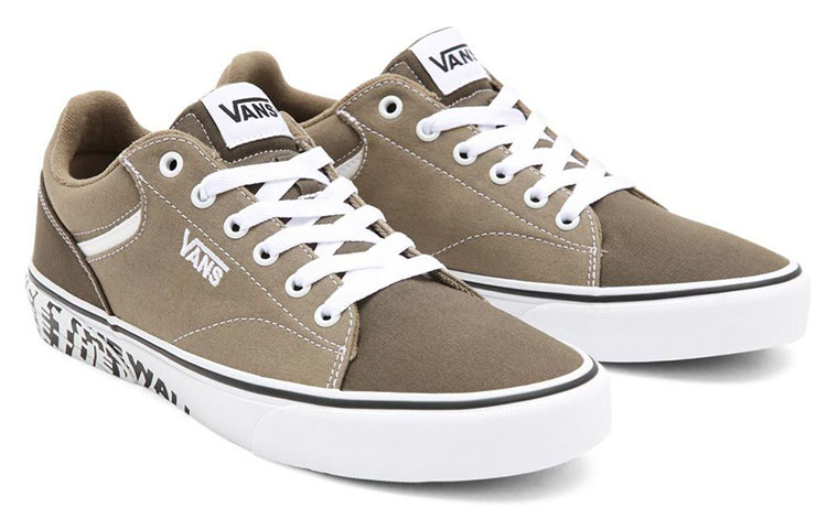 Vans Seldan Low Top Skateboard Shoes Unisex Light Brown