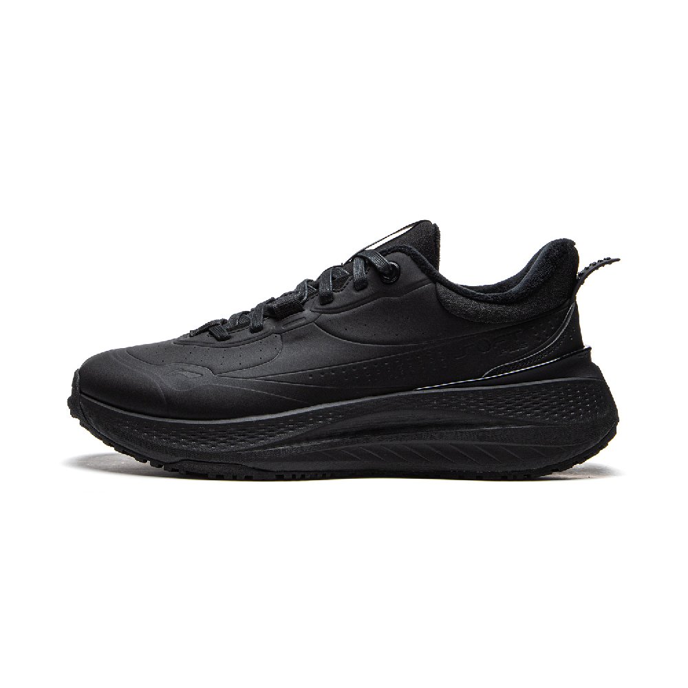 LiNing SOFT PLUS Anti-Slip Wear-Resistant Low-Top Casual Shoes Men's Black