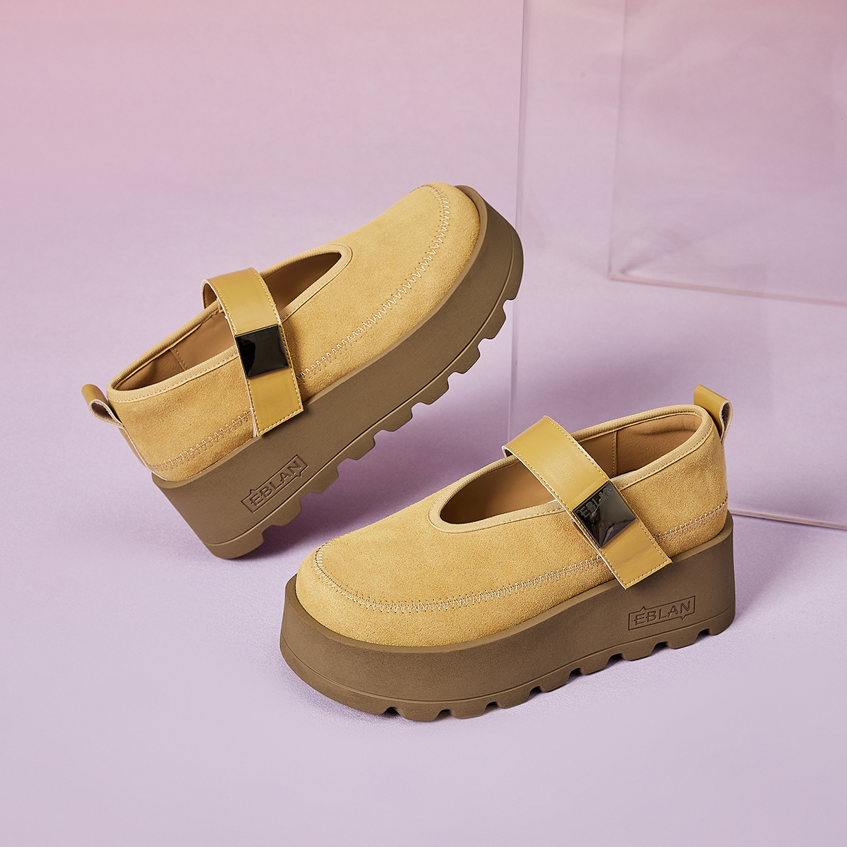 EBLAN Platform Mary Jane Shoes Women's купить в интернет-магазине Yoocart с быстрой доставкой по России.