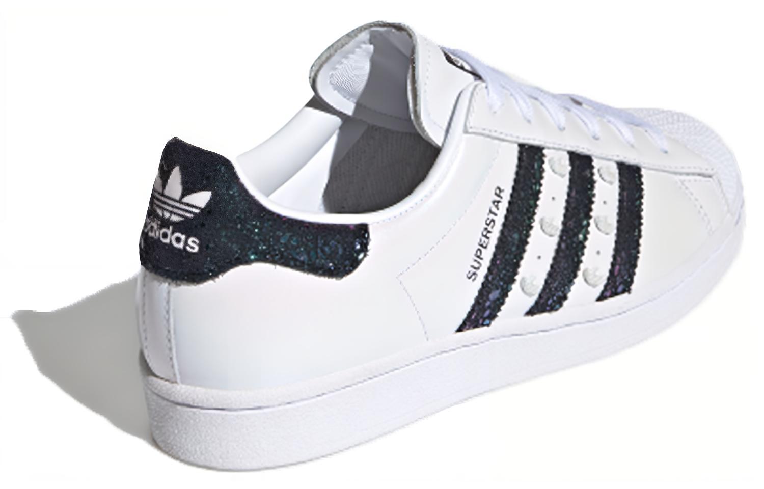 Adidas Originals Superstar White Black Splatter Women's