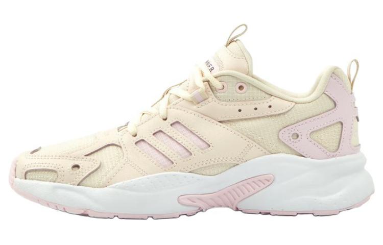 Adidas JZ Runner Cushioned Wear-Resistant Breathable Lightweight Low-Top Casual Running Shoes Unisex Apricot Pink