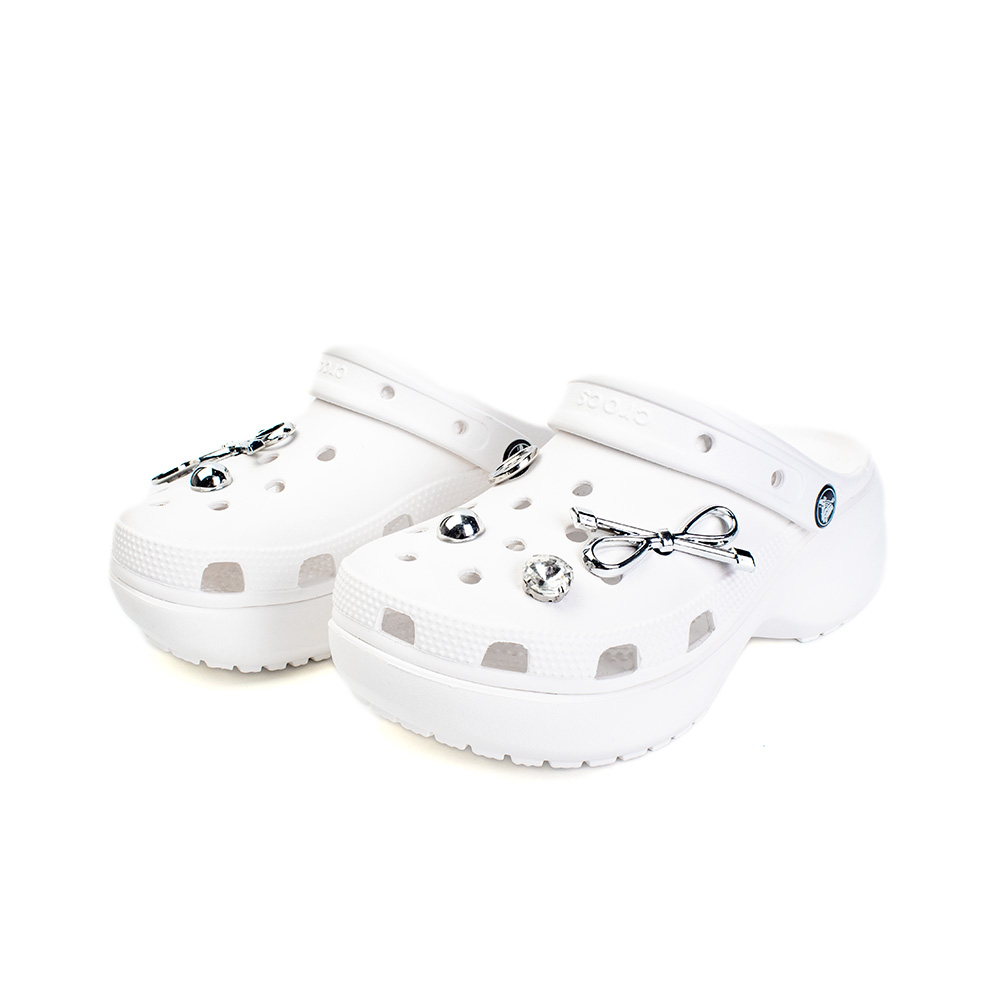 Crocs Classic Platform Clog Exlio Year Of The Rat Clogs Women's White