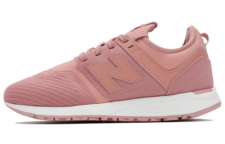 New Balance NB 247 Cushioning Anti-Slip Wear-Resistant Breathability Low-Top Casual Running Shoes Women's Mist Peach