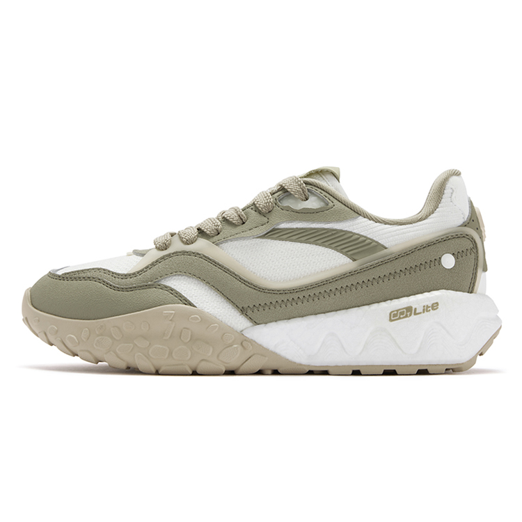 361° Abrasion Resistant Cushioning Coverage Low top Casual Shoes Women's Tea Stem Green