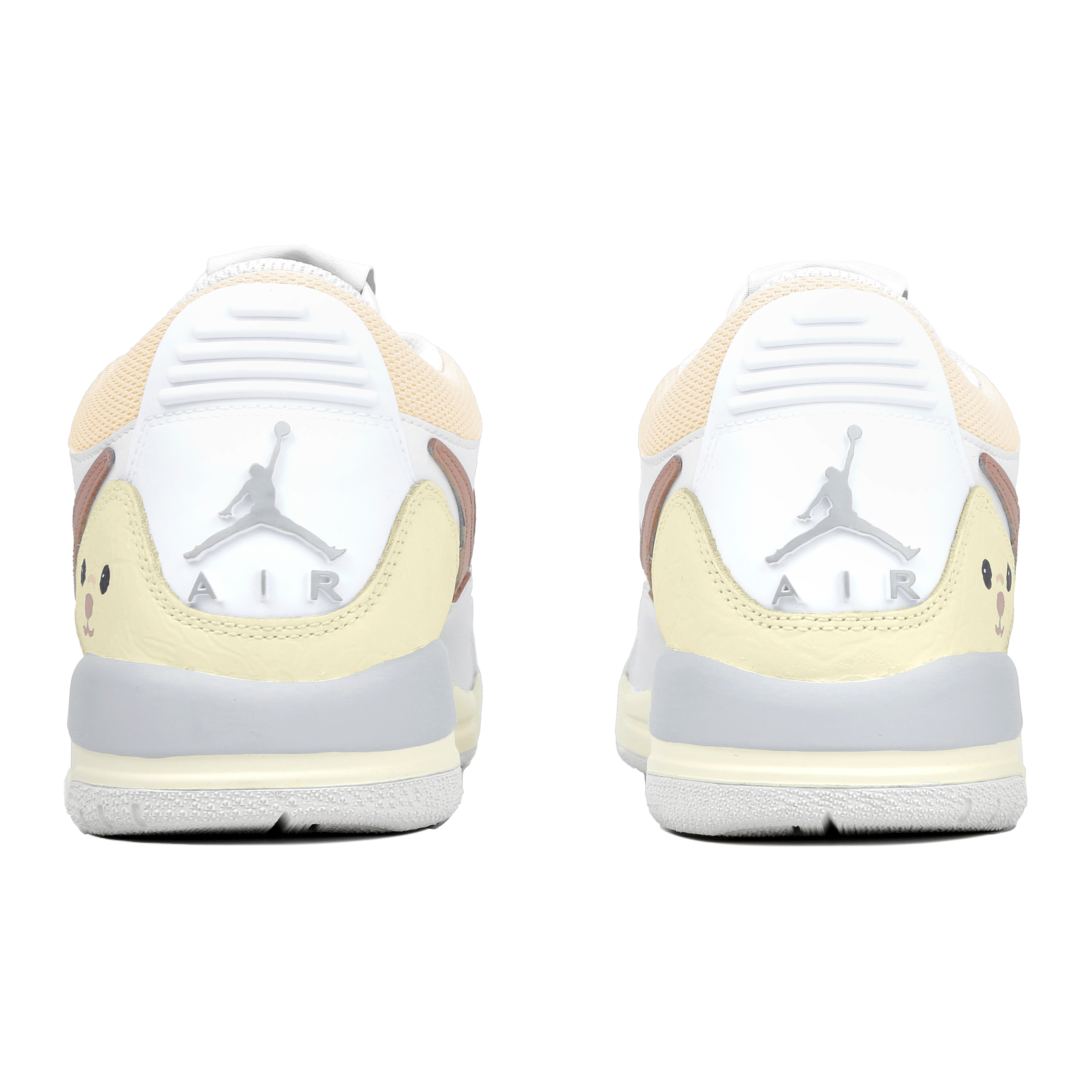 Jordan Legacy 312 Sunbeauty Puppy Slip-Resistant Cushioning Low-Top Vintage Basketball Shoes Women's Yellow White купить в интернет-магазине Yoocart с быстрой доставкой по России.