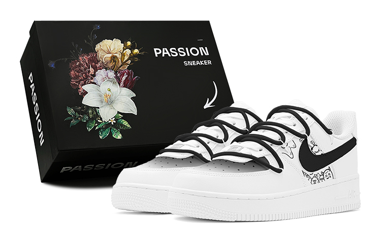 Nike Air Force 1 Skateboard Shoes Women's Low-Top White