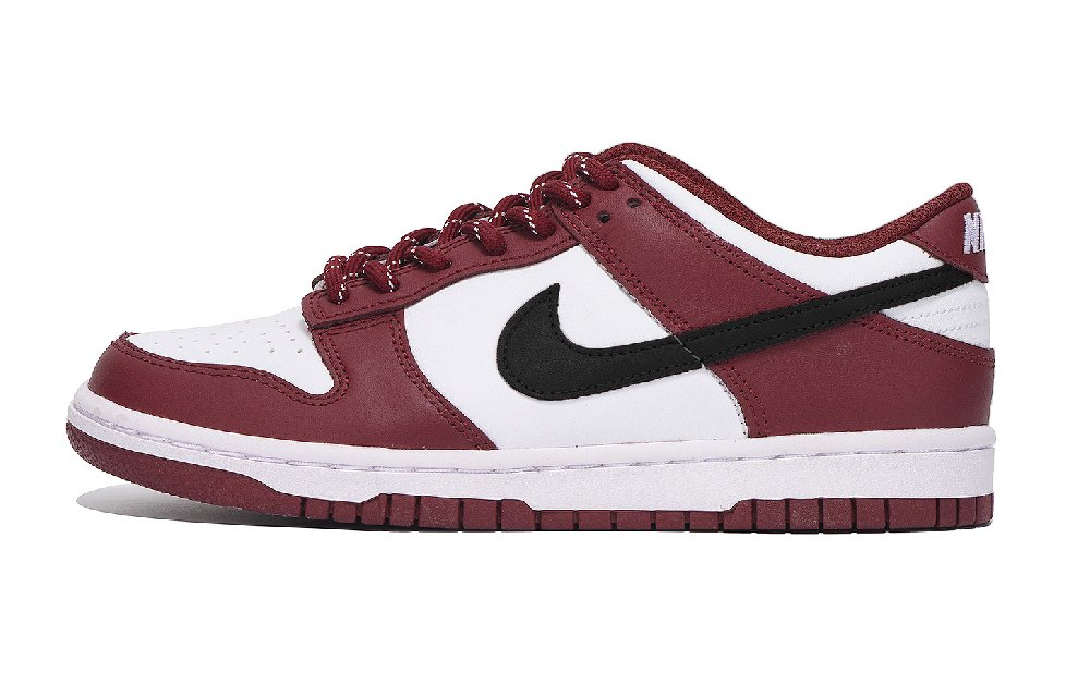 Nike Dunk Anti Slip Wear Resistant Low Top Skateboard Shoes Women's Red