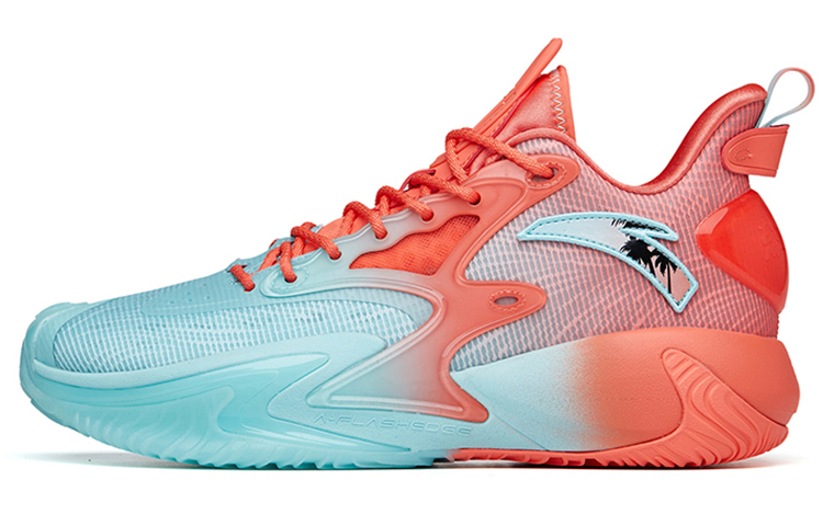 Anta Frenzy 3 Pro Low-Top Performance Basketball Shoes Men's Blue Red