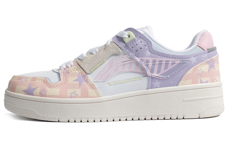LiNing Tianji Low Top Skateboard Shoes Women's Pink Purple
