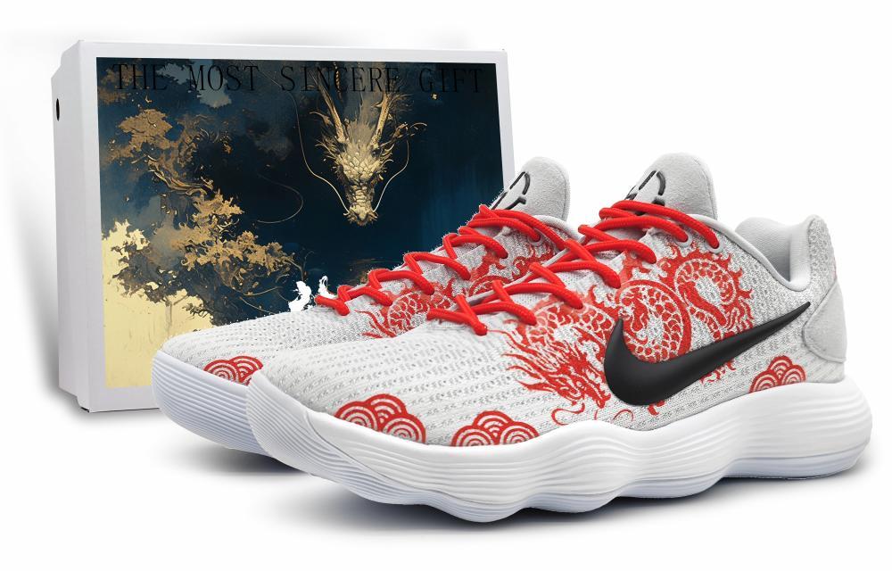 Nike Hyperdunk 2017 Low-Top Basketball Shoes Men's Red