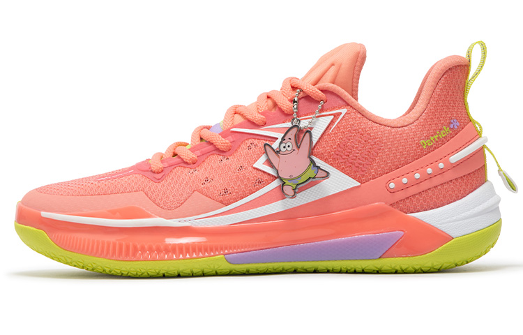361° BIG3 5.0 Quick Basketball Shoes Unisex Low top Starfish Pink/361 Degrees White