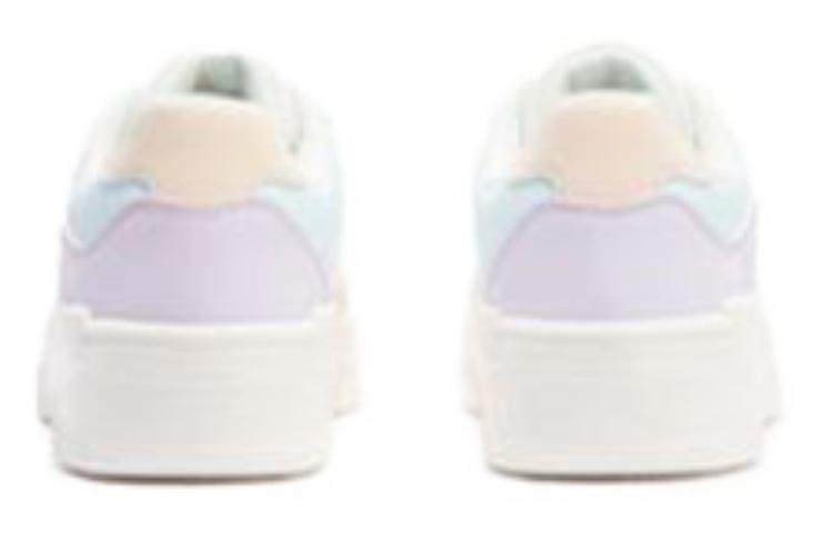 361° Anti Slip Wear Resistant Mid Top Skateboard Shoes Women's White Purple