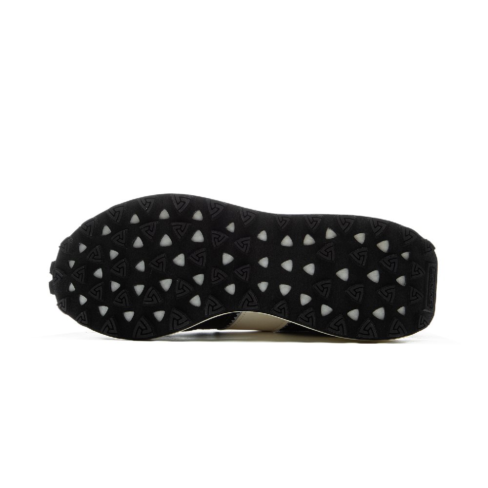 LiNing Wear-Resistant Slip-Resistant Mid-Top Casual Shoes Unisex Black Beige