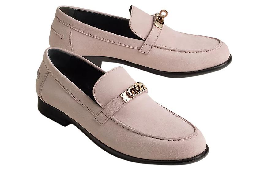 HERMES Destin Loafers Women's Pink купить в интернет-магазине Yoocart с быстрой доставкой по России.