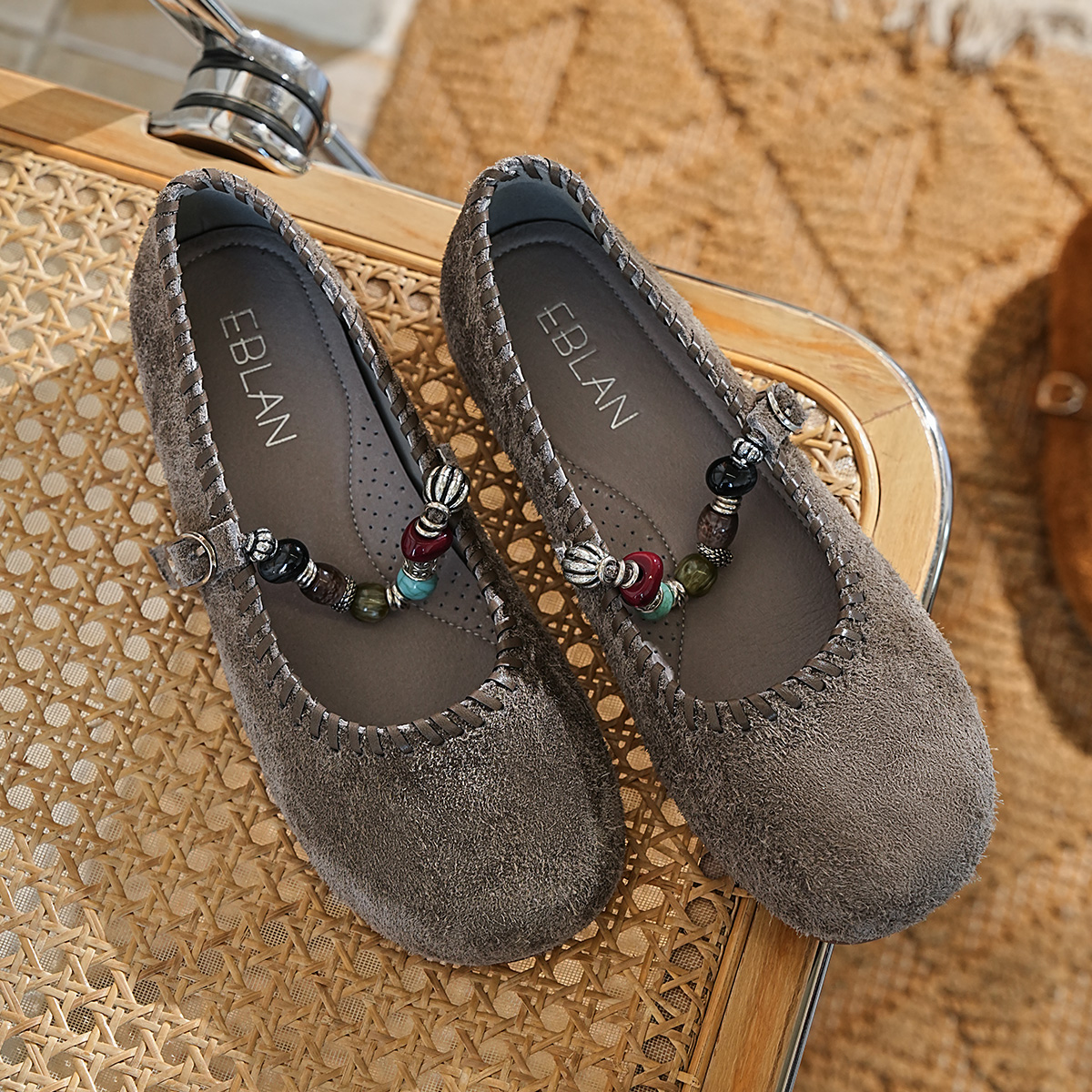 EBLAN Flat Mary Jane Shoes Women's купить в интернет-магазине Yoocart с быстрой доставкой по России.