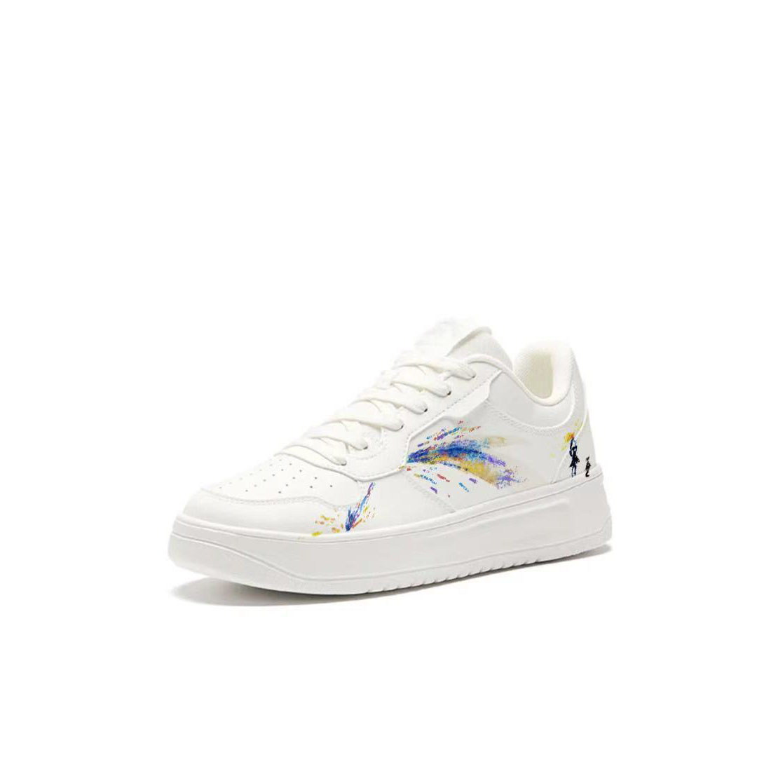 Anta Relaxed Fresh Abrasion Resistant Balance Lightweight Low top Skateboard Shoes Unisex Multicolor