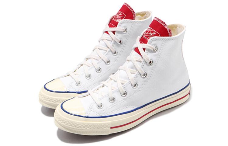 Converse Chuck Taylor All Star 70 Hi Twisted Tongue White Red купить в интернет-магазине Yoocart с быстрой доставкой по России.