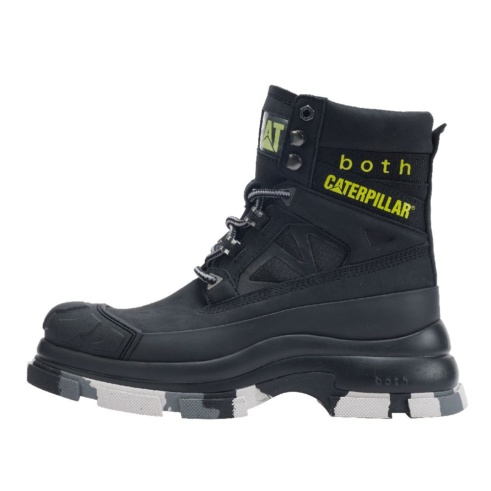 BOTH x CAT Slip-Resistant Short Outdoor Boots Women's Black