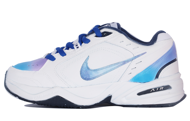 Nike Air Monarch 4 Xingji Nautical Radiant Starry Sky Low-Top Chunky Sneakers Unisex Blue White
