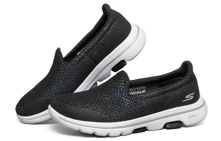 Skechers Go Walk 5 Slip on 'Black White' Women's
