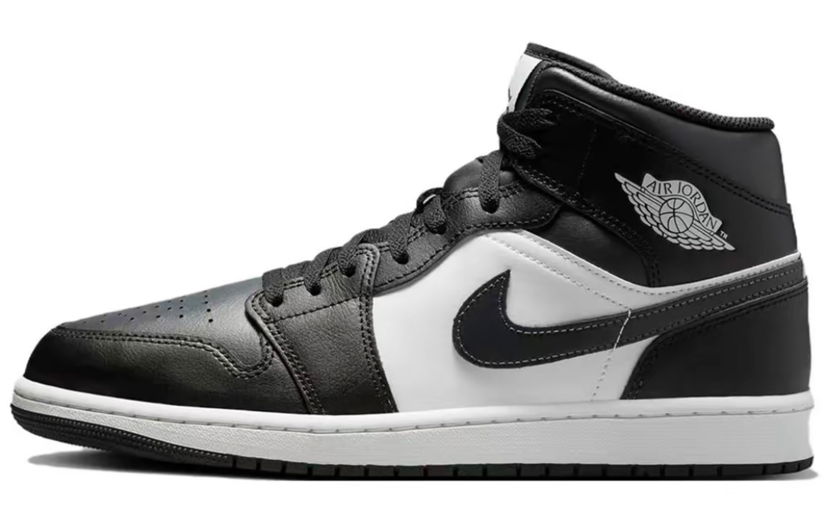 Jordan Air Jordan 1 Solitude Gray Abrasion Resistant Mid top Vintage Basketball Shoes Unisex Black Gray купить в интернет-магазине Yoocart с быстрой доставкой по России.