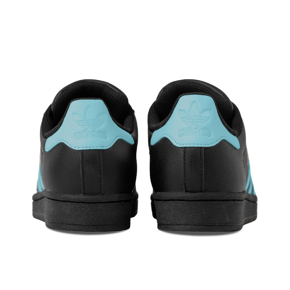 Adidas Originals SUPERSTAR Anti-Slip Wear-Resistant Low-Top Skateboard Shoes Unisex Black Blue