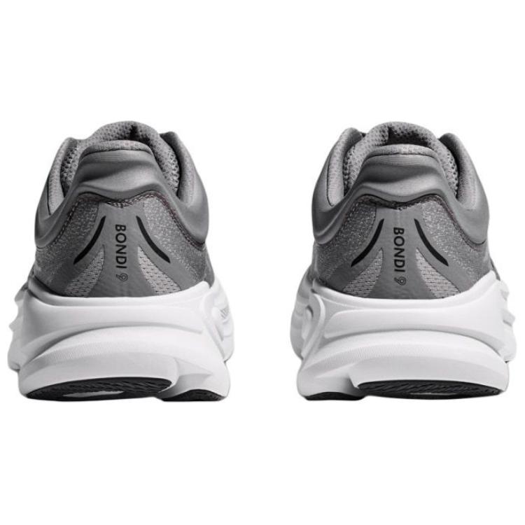 HOKA ONE ONE Bondi 9 Anti-Slip Wear-Resistant Low-Top Running Shoes Men's Gray 2E-Width купить в интернет-магазине Yoocart с быстрой доставкой по России.