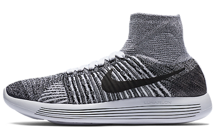 Nike Lunarepic Flyknit White Black Women's