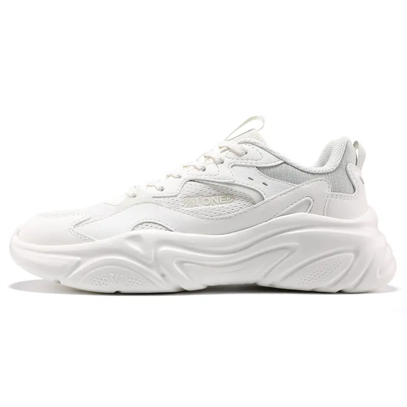 361° Wear resistant And Lightweight Low Top Casual Shoes Women's White Gray