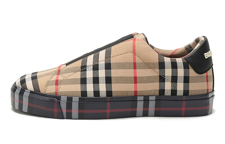 Burberry Low Top Stylish Skateboarding Shoes Women's Archive Beige