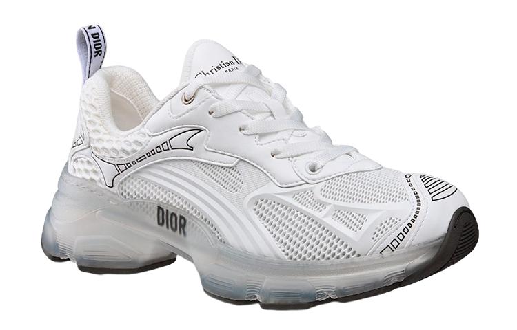 DIOR Vibe Monogram Low Top Casual Shoes Women's White купить в интернет-магазине Yoocart с быстрой доставкой по России.