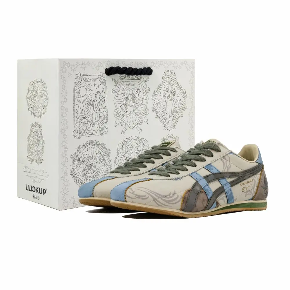 Onitsuka Tiger Runspark Wear resistant And Lightweight Low top Casual Running Shoes Unisex Brown