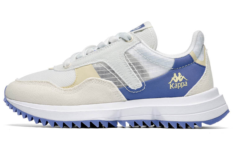 Kappa Slip-Resistant Breathable Lightweight Low-Top Casual Running Shoes Unisex White Purple